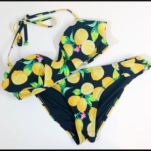 NB- 🍋 2 piece lemon print size medium